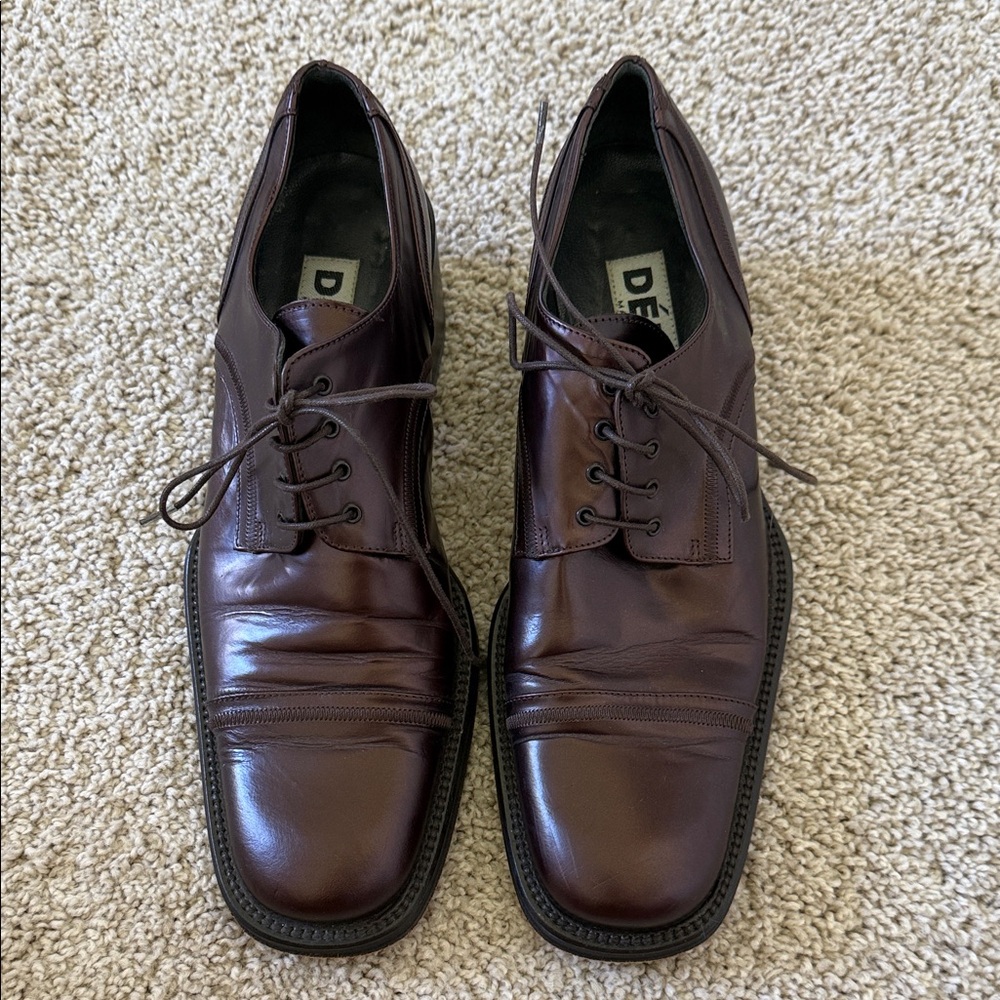 Deer Stags Men's Dark Brown Oxfords